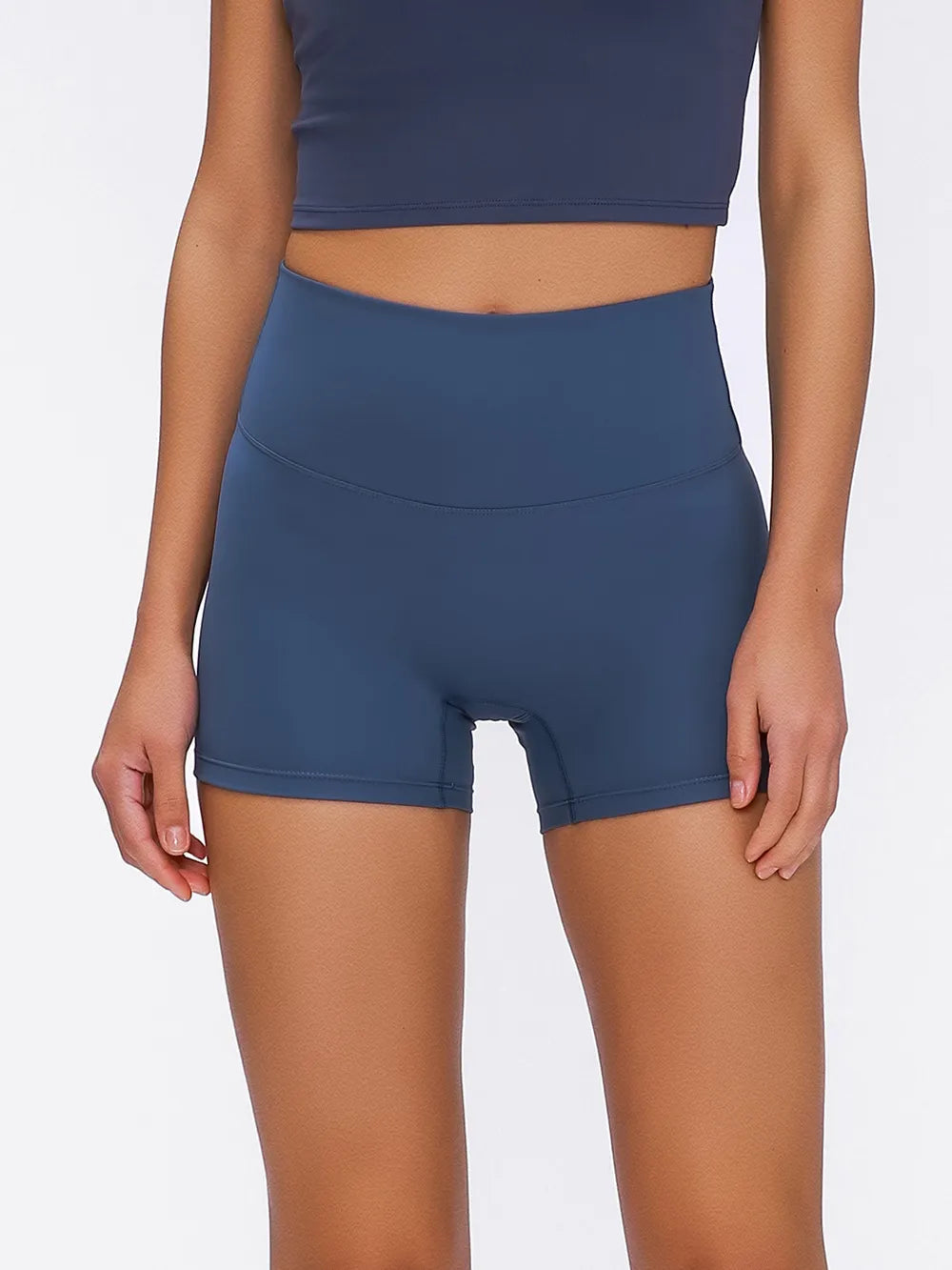 High Waist Active Shorts