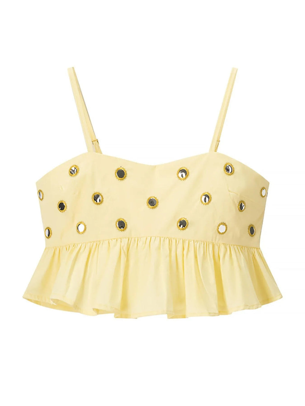 Eyelet Cami and Bubble Skirt Set
