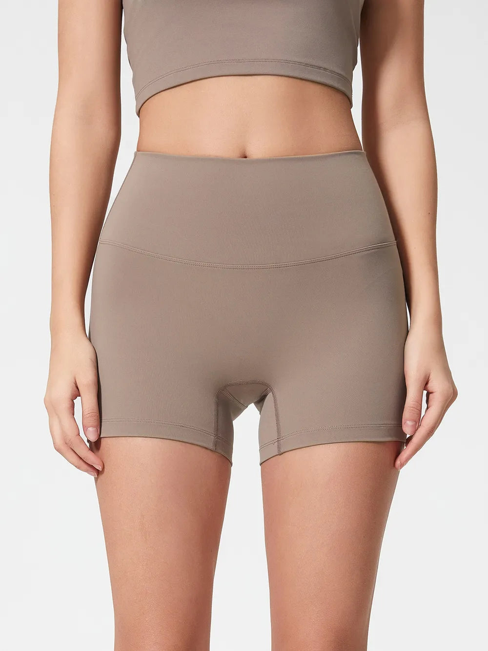High Waist Active Shorts