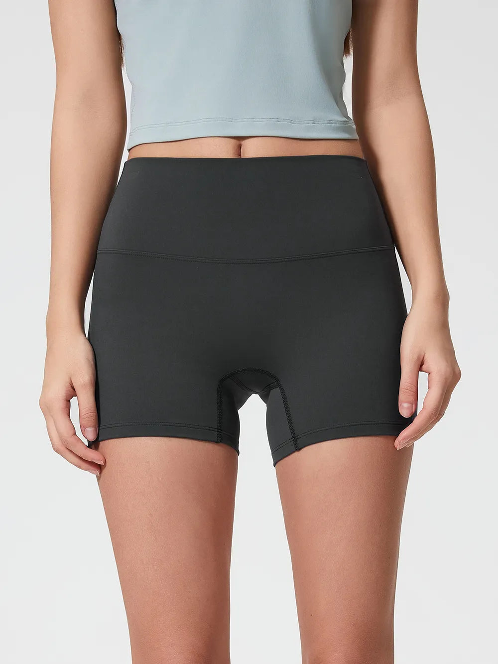 High Waist Active Shorts