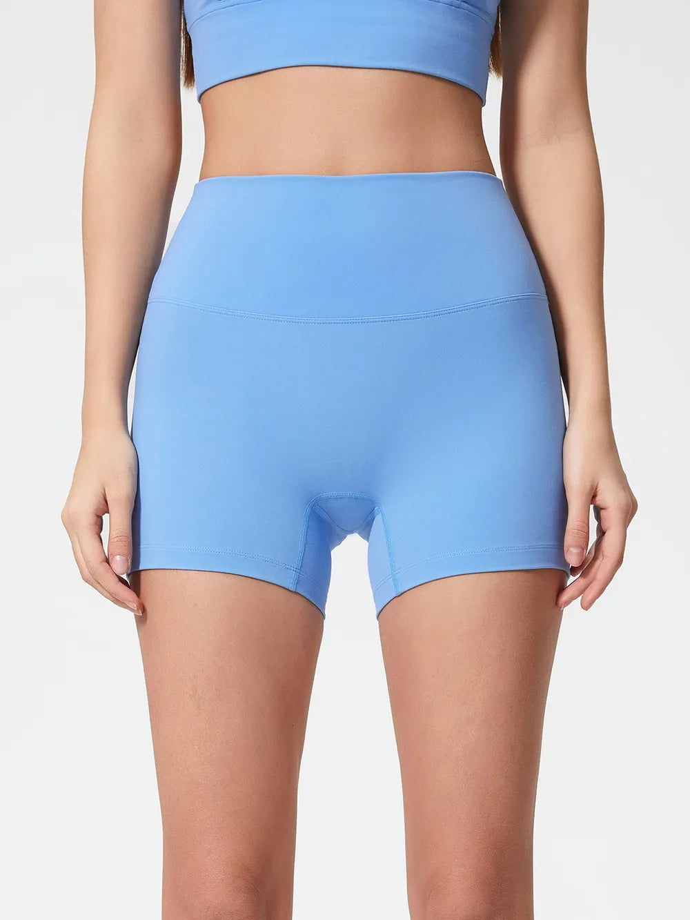 High Waist Active Shorts
