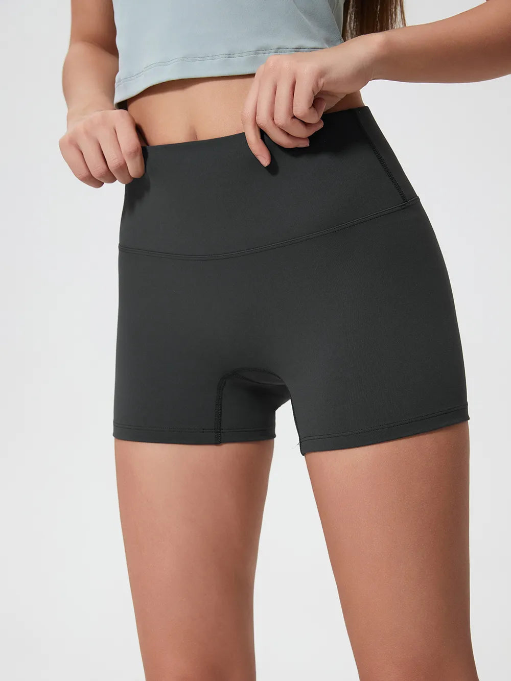High Waist Active Shorts