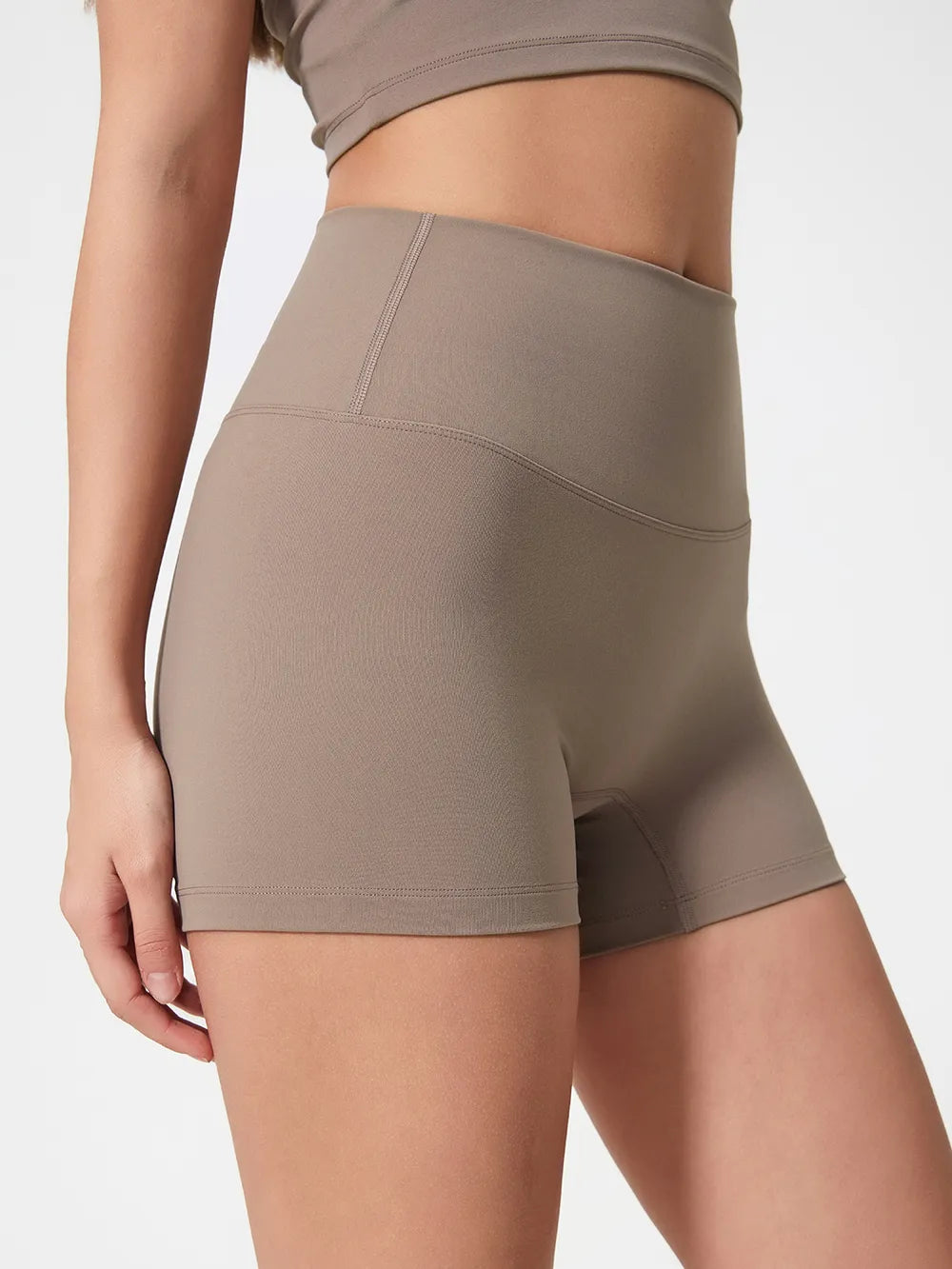 High Waist Active Shorts
