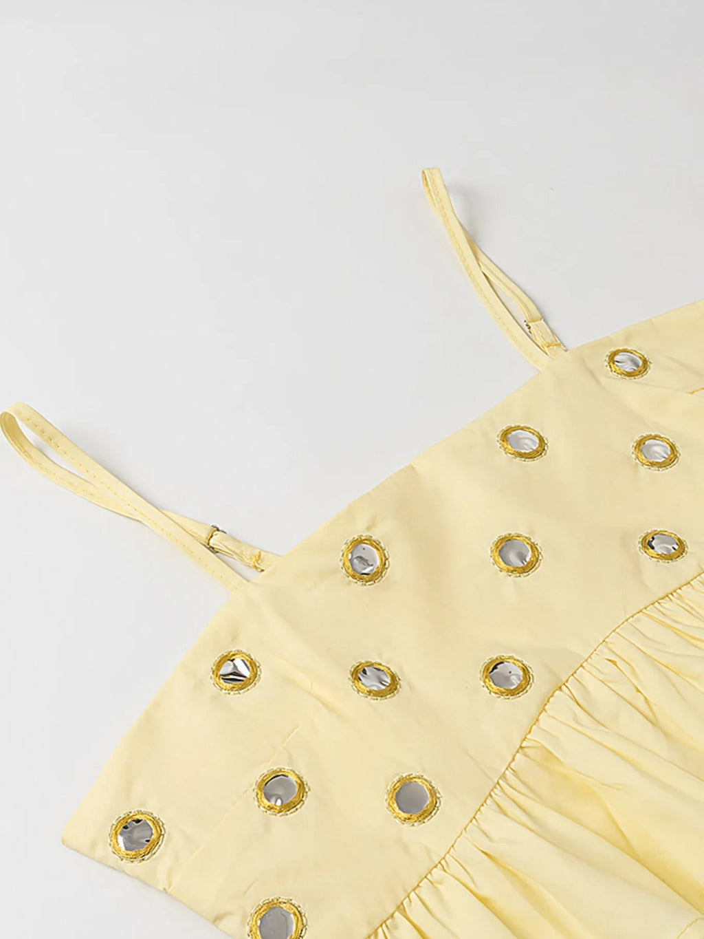 Eyelet Cami and Bubble Skirt Set