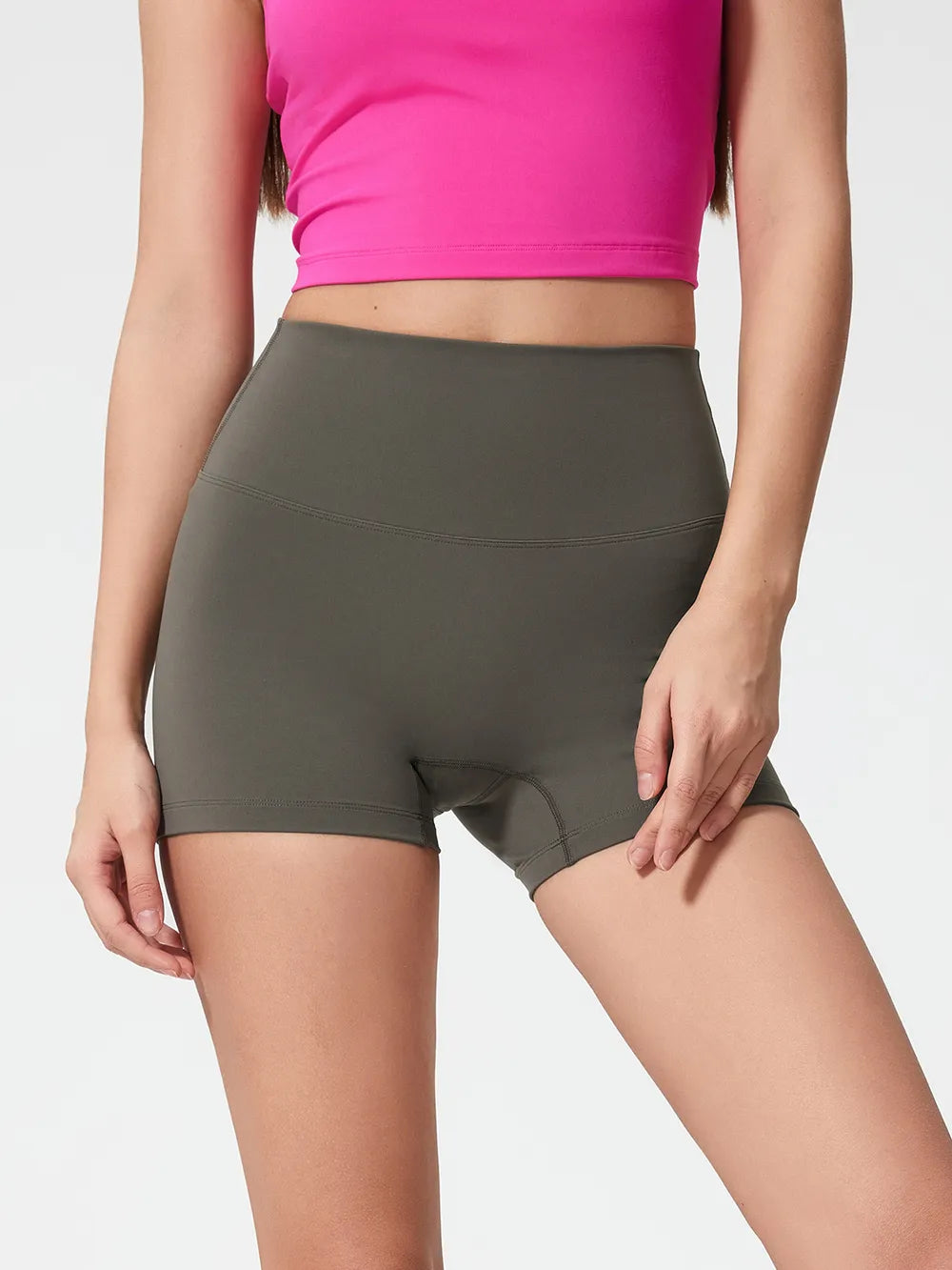 High Waist Active Shorts