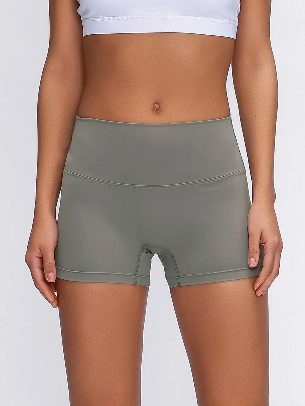High Waist Active Shorts