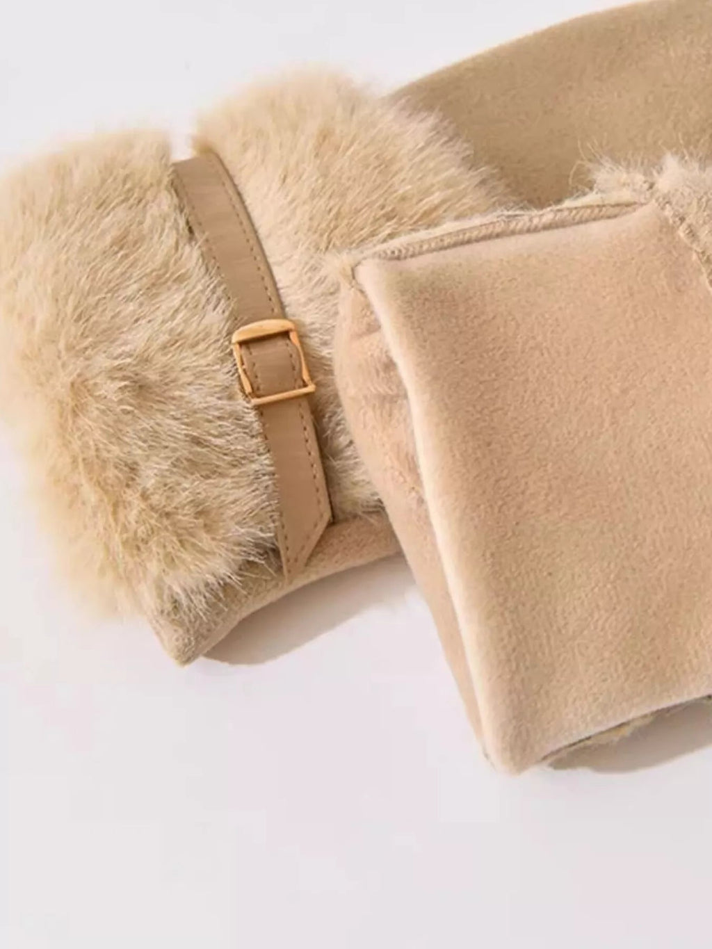 Faux Fur Cuff Gloves