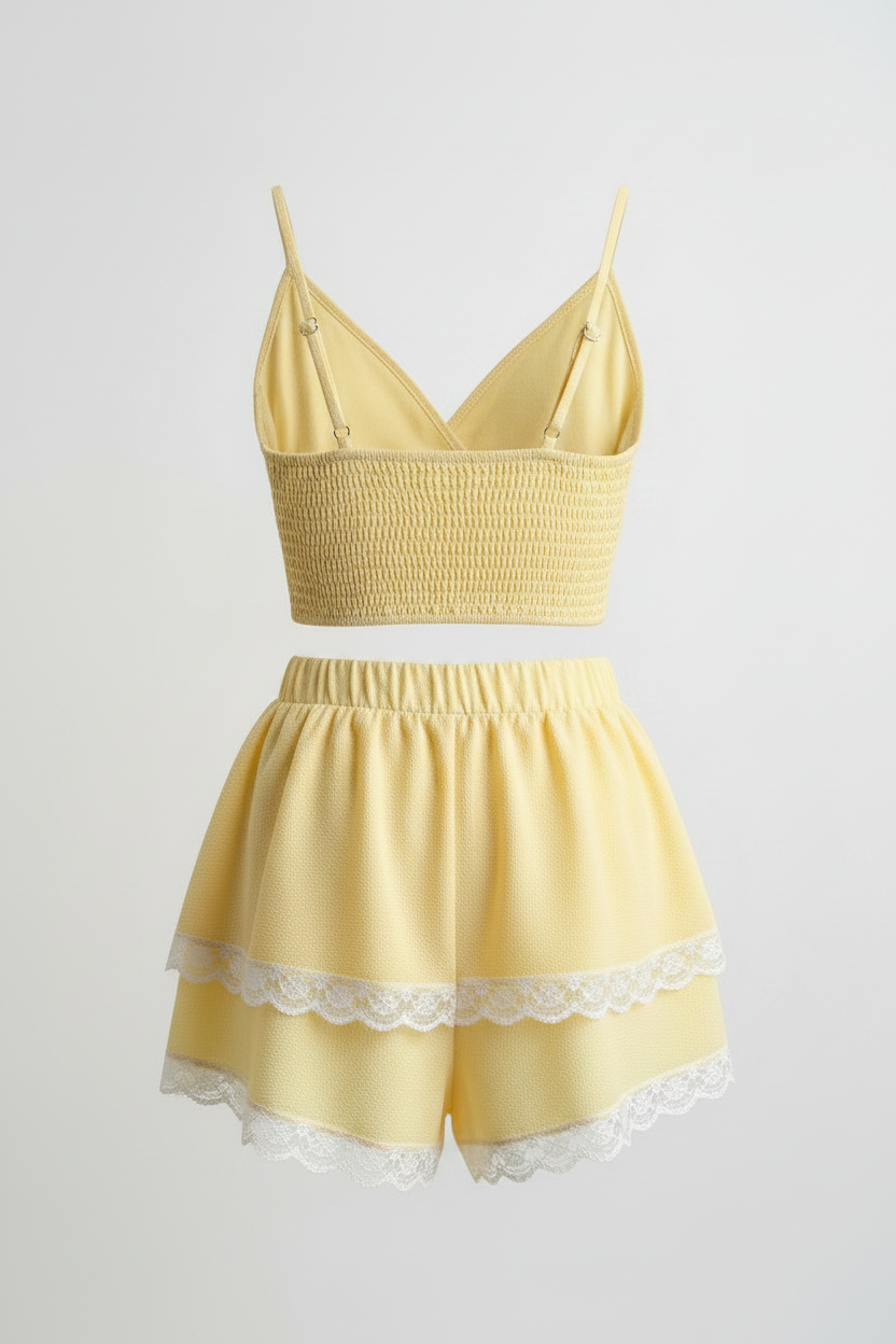 Smocked Cami and Skirt Set