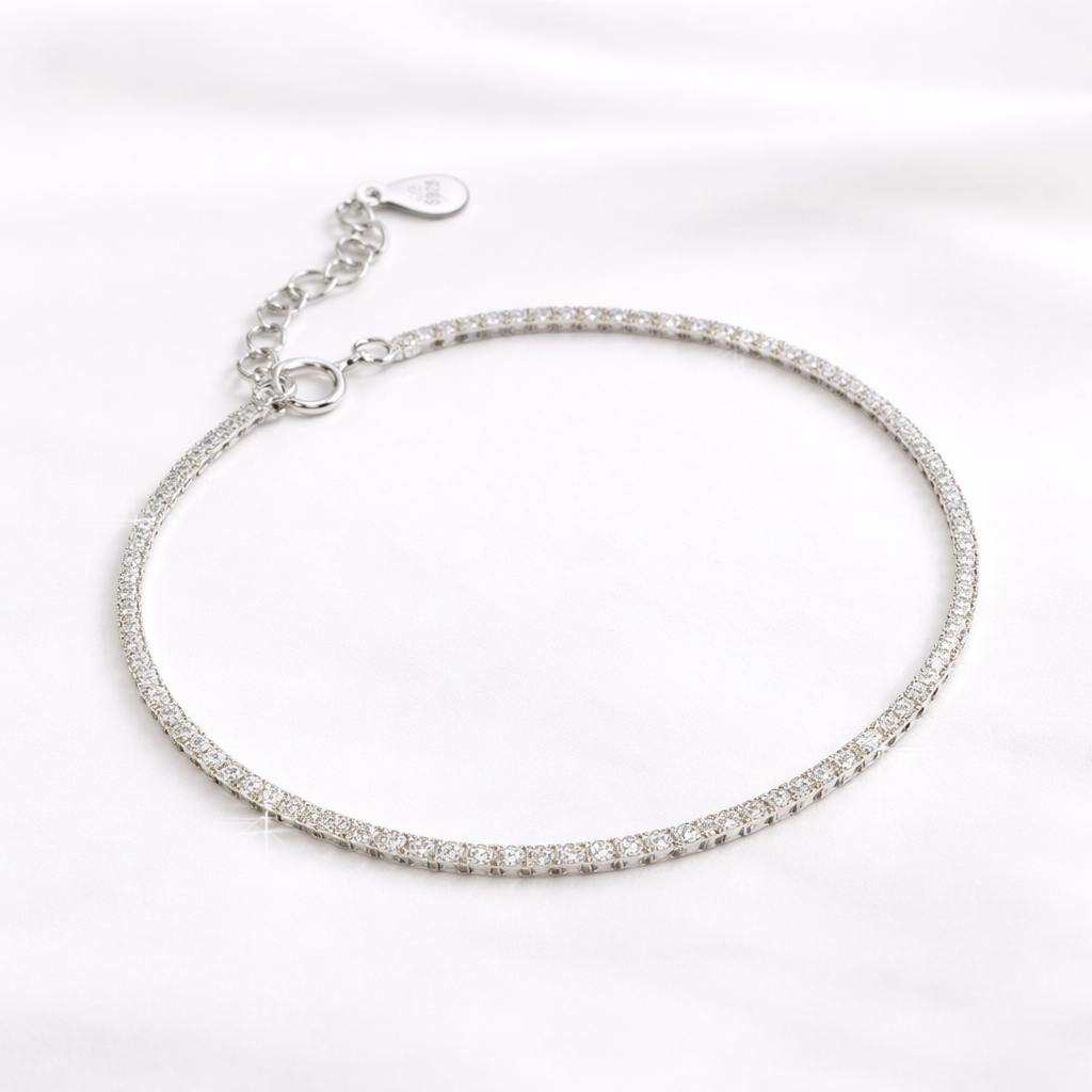 925 Sterling Silver Chain Adjustable Bracelet
