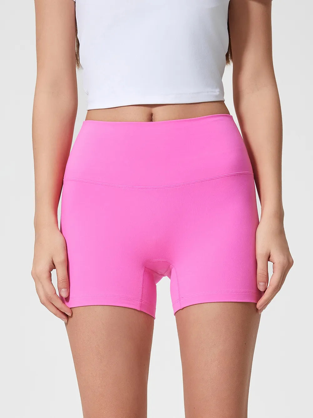 High Waist Active Shorts
