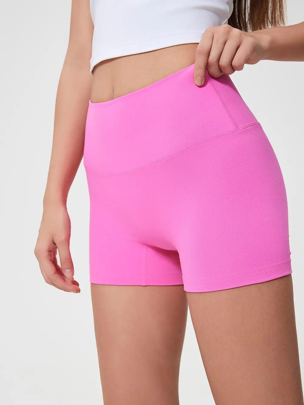 High Waist Active Shorts