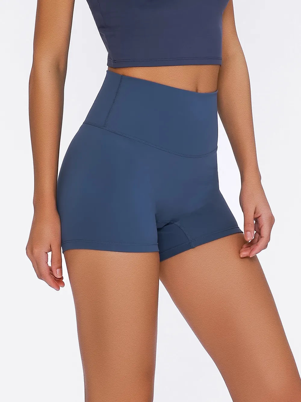 High Waist Active Shorts