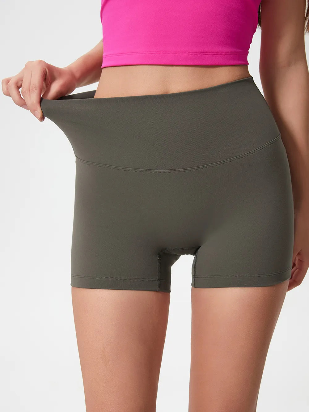 High Waist Active Shorts